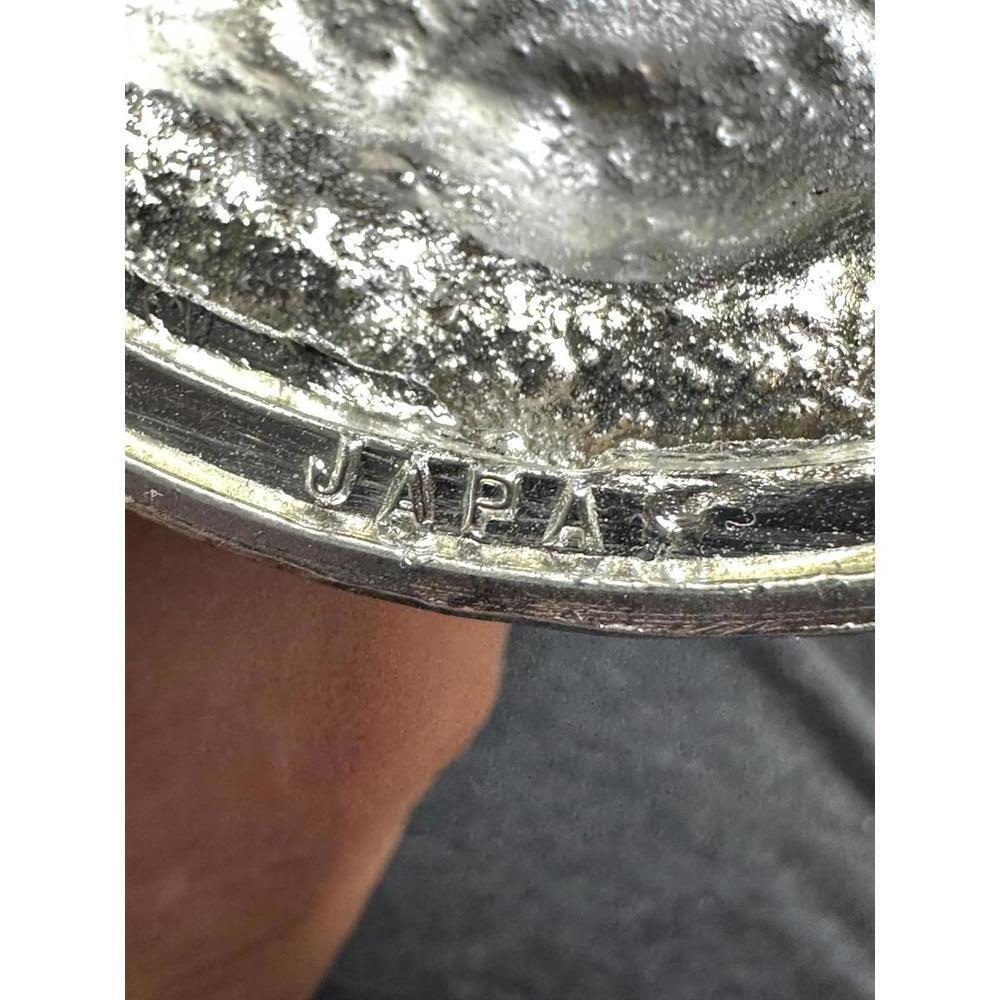 VTG 1960s J.A.P.A.N. Silverplate Ornate Candlestick Holder Hollywood Regency - Picture 5 of 5